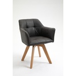 Design draaiende stoel ISKO roze