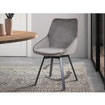 Design draaiende stoel ISKO blauw