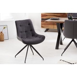 Design draaiende stoel ISKO blauw