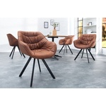 Stoel Roadster Vintage Grijs veerkern - 39084