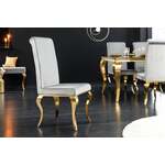 Design stoel VOGUE Alpine wit Gouden Teddystoff/ 43148