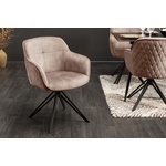 Design draaiende stoel ISKO grijs