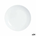 Dessertbord Luminarc Diwali Wit Glas 19 cm (24 Stuks)