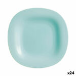 Dessertbord Luminarc Carine Turquesa Turkoois Glas 19 cm (24 Stuks)