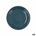 Dessertbord Quid Zafiro Vita Blauw Keramisch 19 cm (12 Stuks)