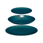 Cosy & Trendy Sapphire Dessertbord - Ovaal - 20.5 cm x 17.5 cm - Set-6