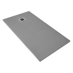 SaniGoods Slate composiet douchebak mat wit 120x90cm anti-slip