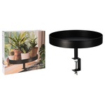 Rond dienblad bedrukken - Zwart - 30 cm