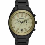 Diesel DZ4360 Horloge Chronograaf Mega Chief staal goudkleurig 59 mm