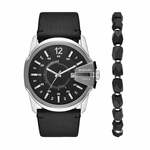 Diesel DZ4308 Horloge Chrono Mega Chief staal zilverkleurig-zwart 59 mm
