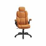 Ergonomische draaistoel zwart en blauw