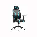 Draaistoel met mesh bekleding en hoofdsteun