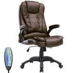 Bureaustoel - Ergonomische bureaustoel - Directiestoel - Stoelverwarming - Massagestoel - Kunstleer - Beige