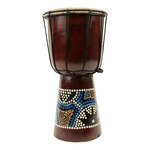 Djembe Houtsnijwerk Hagedis (20 cm)