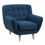 Dierick fauteuil Liv donkerblauw