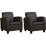 Fauteuil Paddy Donkerbruin Laag