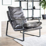 Vidaxl Fauteuil Verstelbaar Stof Donkerbruin