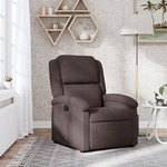 Vidaxl Fauteuil 60x80x87 Cm Echt Geitenleer Donkerbruin