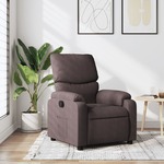 Vidaxl Fauteuil Verstelbaar Elektrisch Stof Donkerbruin