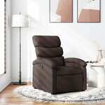 Vidaxl Fauteuil Kunstleer Donkerbruin