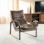 92091 Fauteuil Lex - donkerbruin vintage