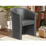 Fauteuil CARLOS donkergrijs