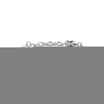 CO88 Collection Zodiac 8CB 90322 Stalen Armband met Hanger - Sterrenbeeld Ram 15 mm - One-size - Zilverkleurig / Donkeroranje