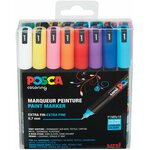 Verfstift posca pc5m m donkeroranje | 6 stuks