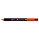 Uni POSCA paintmarker PC-1MR, 0,7 mm, donkeroranje