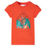 Kindershirt 92 donkeroranje