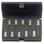 Dopsleutelset Torx 1/2" 9-dlg.