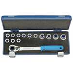 Vigor V2201 Binnen-wigprofiel Dopsleutel-bitinzetset 32-delig 1/2 (12.5 mm)