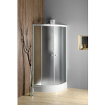 Badstuber Elite douchecabine 90x90 met schuifdeur chroom