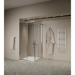 Dubbele douchecabine BWS Luad 120x80x190 cm Chroom