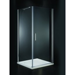 Kerra Olga Square Black 80 douchecabine vierkant incl. douchebak 80x80 zwart