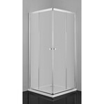 Douchecabine Dubbele Schuifdeur BWS Luad 140x90x190 cm Chroom
