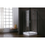Douchecabine Vierkante Hoekinstap 100X100X192 cm 8 mm Veiligheidsglas Aqua Royal