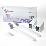 VidaXL Douchestoel aluminium wit