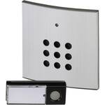 m-e modern-electronics 41082 Zender voor Draadloze deurbel Verlicht, Met naambord