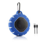 Draagbare Bluetooth-luidspreker met LED-wekker (Geopende verpakking - Bevredigend) - Zwart