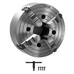 VEVOR ?160mm 6-klauwplaat met D1-4 camlock-steunplaat
