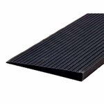 Drempelhulp | Hoogte 1,2 cm | Breedte 90 cm | Tot 400 kg | Met lijmlaag | Kleur: Zwart of Grijs | 100% natuurlijk rubber