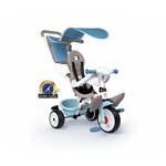 QPlay driewieler Rito Deluxe Junior Zwart/Blauw