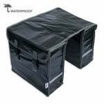 Dubbele fietstas New Looxs Origin Double Grey - 39 liter