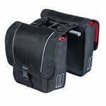 Dubbele fietstas New Looxs Double pannierbag Superior Midi - zwart - 27 liter