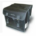 Basil mara xl dubbele fietstas - 35l - waterafstotend - reflecterend - zwart