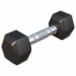 Dumbbell - 1 x 2,5 kg - Gietijzer - Hexagon - Halter - Gorilla Sports