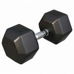 Dumbbell - 1 x 25 kg - Gietijzer - Hexagon - Halter - Gorilla Sports