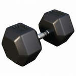 Dumbbell - 1 x 17,5 kg - Gietijzer - Hexagon - Halter - Gorilla Sports
