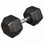 Dumbbell - 1 x 27,5 kg - Gietijzer - Hexagon - Halter - Gorilla Sports